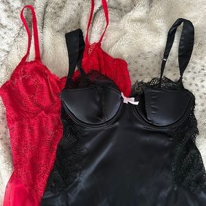 VS SEXY LITTLE THING TEDDY LINGERIE BUNDLE